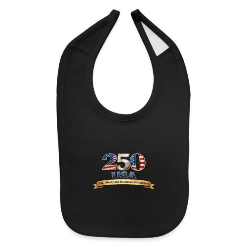 250 USA Liberty Banner - Baby Bib