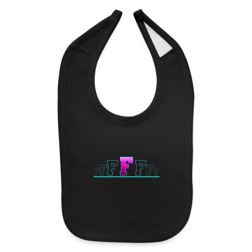 Letter F – Capital Varsity Alphabet Monogram - Baby Bib