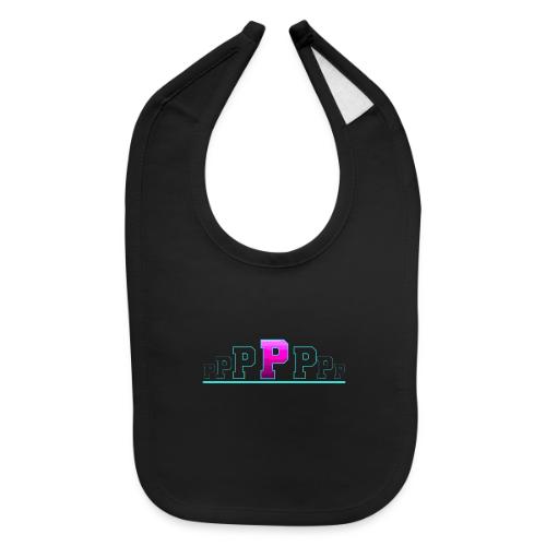 Letter P – Capital Varsity Alphabet Monogram - Baby Bib