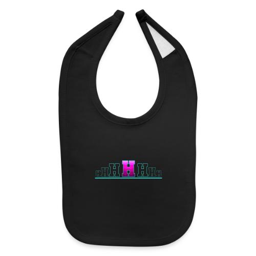 Letter H – Capital Varsity Alphabet Monogram - Baby Bib