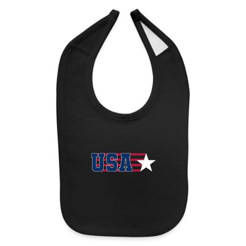 Star Stripe USA - Baby Bib
