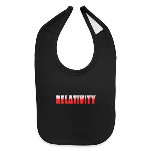 Relativity Science Typography Design - Baby Bib