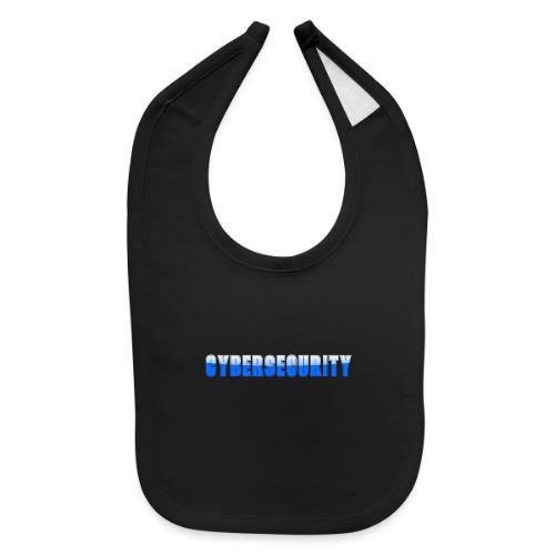 Cybersecurity Word Art Design - Baby Bib