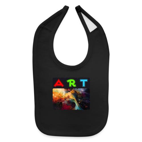 Waves of Art - Baby Bib
