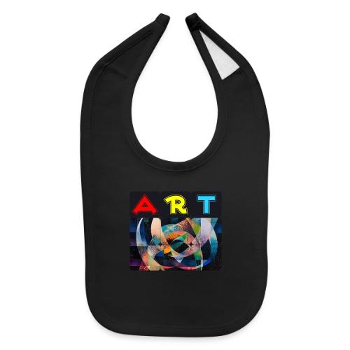 Art of Stripes and Shades - Baby Bib