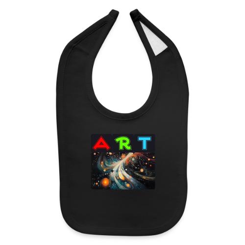 Swirls of Colorful Art - Baby Bib