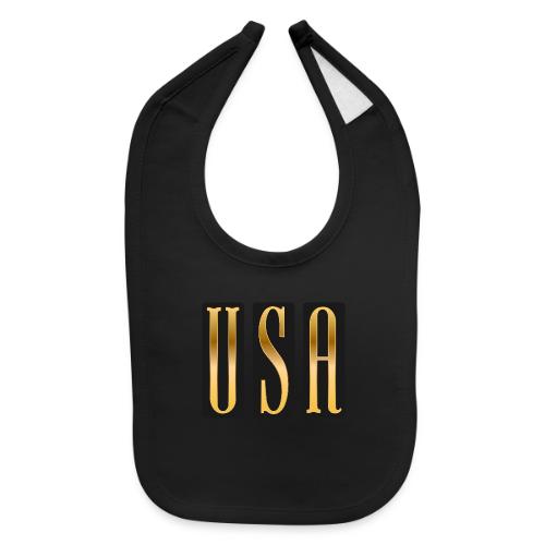 USA Gold Monolith - Baby Bib