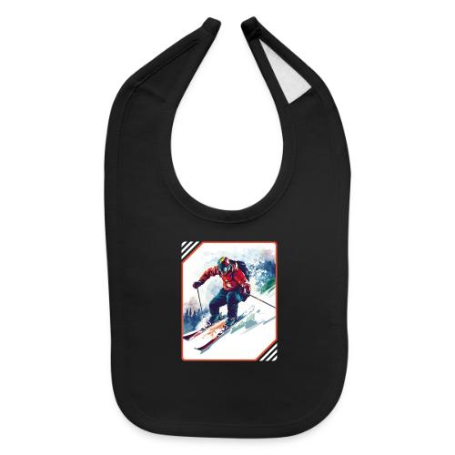 Skiing is Life - Baby Bib