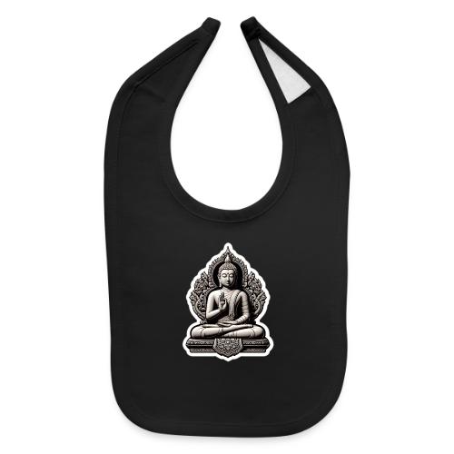 The Buddha Displaying Hand Mudra - Baby Bib