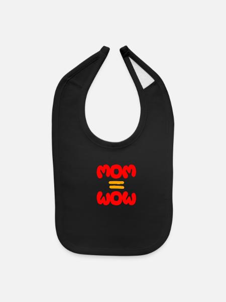 Mother's day, mothers day, mother's day, mother's - Baby Bib - black - Front