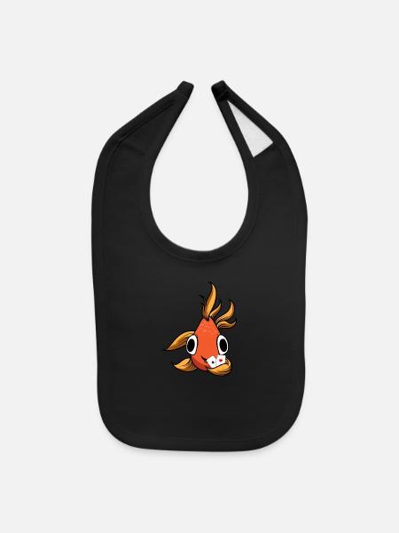 Poker - Baby Bib - black - Front