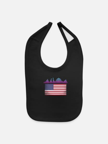 DJ - Baby Bib - black - Front