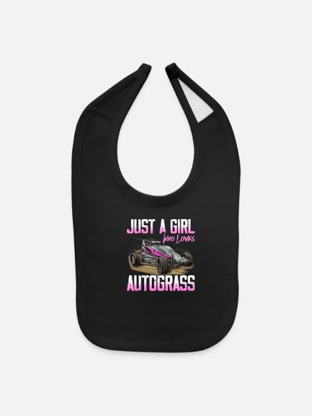 Retro - Baby Bib - black - Front