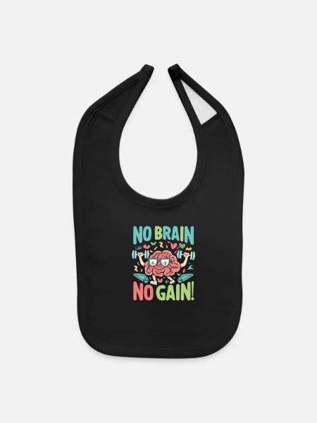 Nerd Nerds Nerd Sayings Nerd Gifts - Baby Bib - black - Front