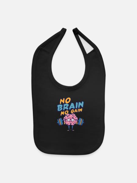 Nerd Nerds Nerd Sayings Nerd Gifts - Baby Bib - black - Front