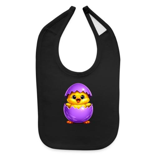 Easter Chick Purple - Baby Bib