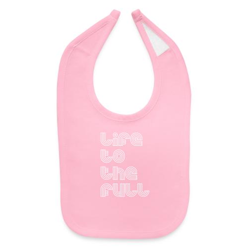 Full Life White - Baby Bib