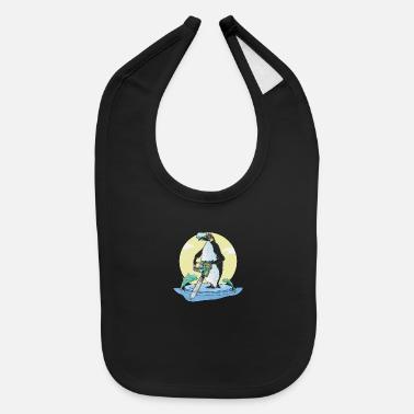 Penguin with a chainsaw' Baby Bib | Spreadshirt
