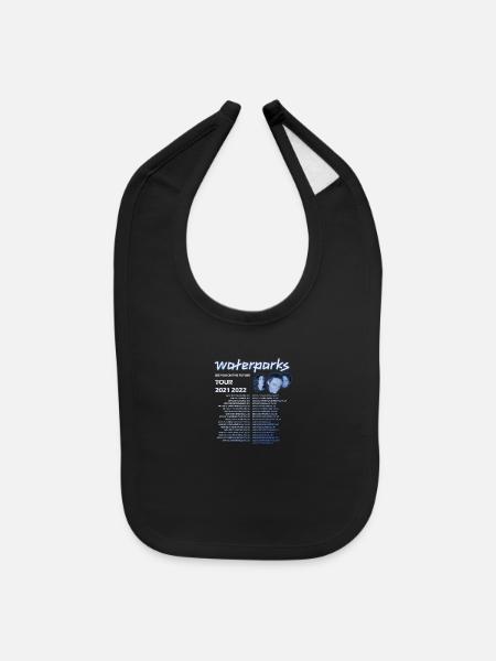 FANDOM: LIVE IN THE UK - Baby Bib - black - Front