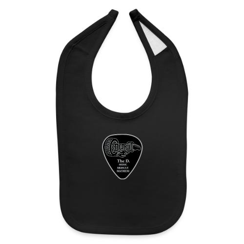THE D® WHEEL GUITAR BLACK AND SILVER - Baby Bib