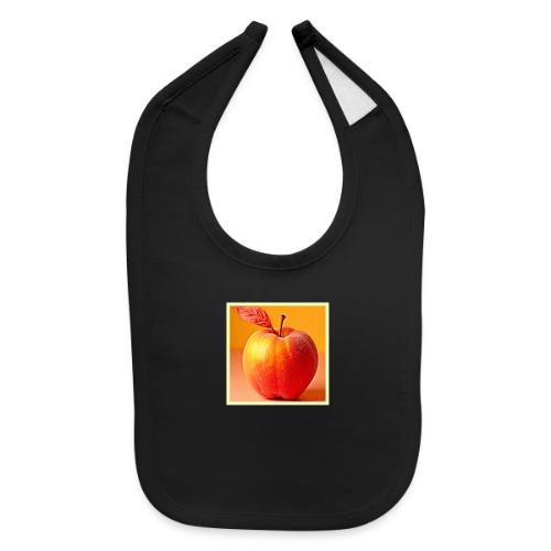 Golden Peach Perfection Design - Baby Bib