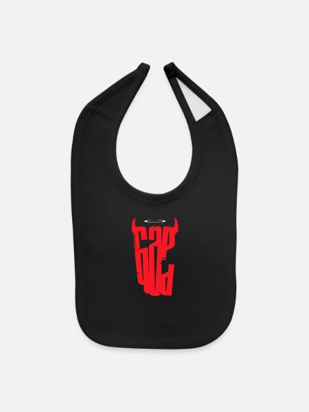 Rap God - Baby Bib - black - Front