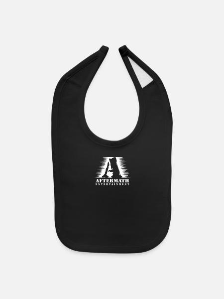 Aftermath Entertainment Rap Label - Baby Bib - black - Front
