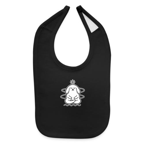 Cute Meditating Bunny Zen Yoga Animal - Baby Bib
