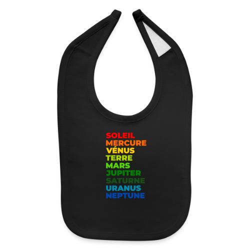 Solar System in Color - Baby Bib
