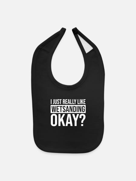 vehicle painter - Baby Bib - black - Front