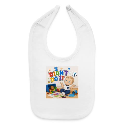 I Didn't Do It - Boy-W - Baby Bib