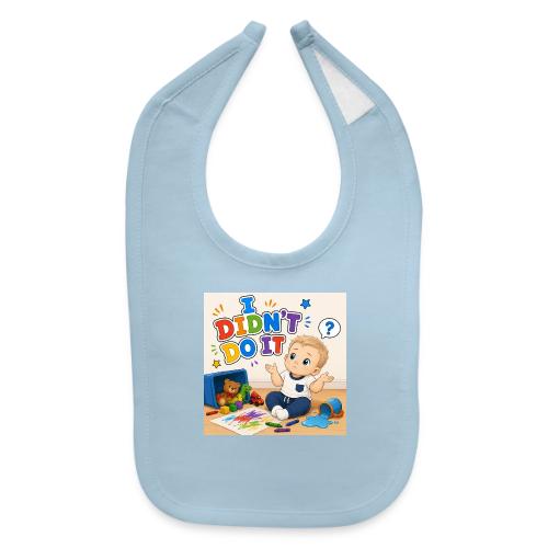I Didn't Do It - Boy-W - Baby Bib