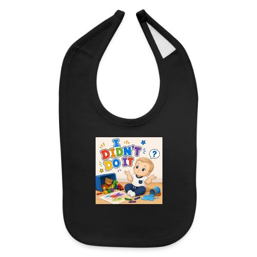 I Didn't Do It - Boy-W - Baby Bib