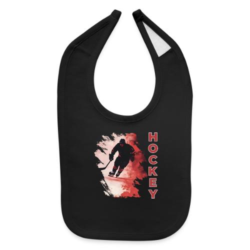 Hockey Fire - Baby Bib
