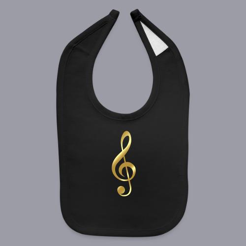 G CLEF - GOLD DESIGN - Baby Bib