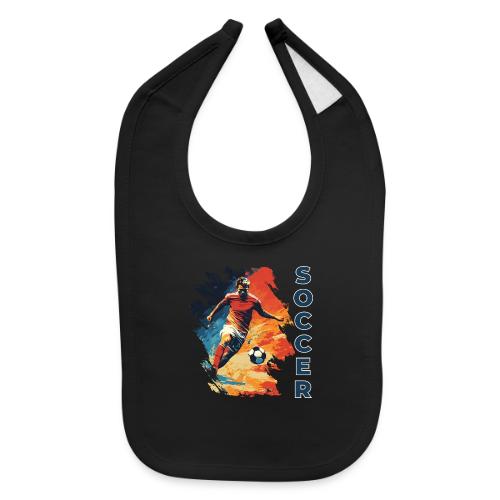 Soccer Action Pulse - Baby Bib