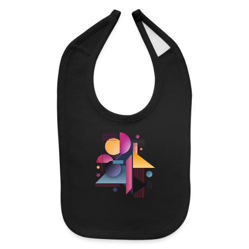 Color Pulse Geometry - Baby Bib