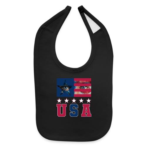 Stars and Vision USA - Baby Bib
