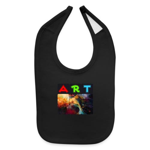 Waves of Art - Baby Bib