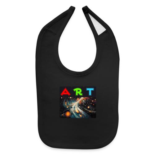 Swirls of Colorful Art - Baby Bib