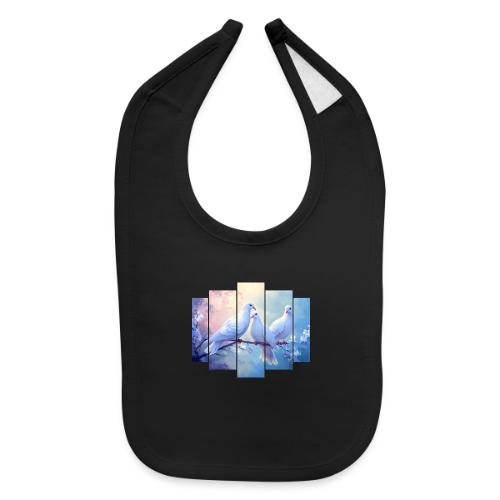 Symbols of Peace and Serenity - Baby Bib
