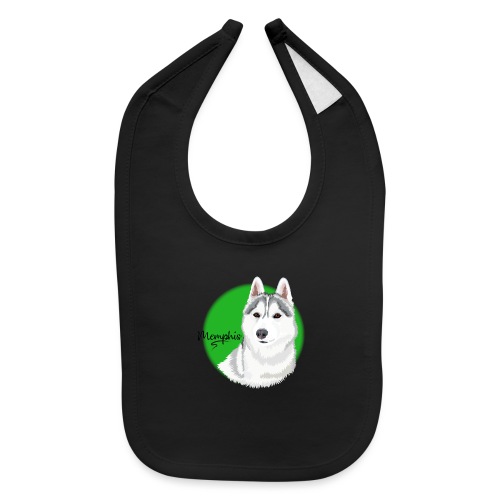 Memphis the Husky from Gone to the Snow Dogs - Baby Bib