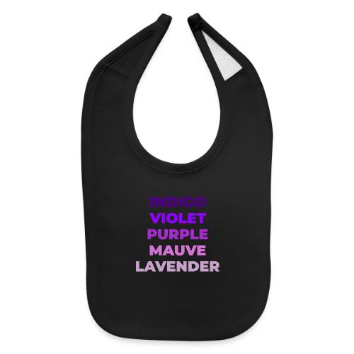 Shades of Purple - Baby Bib