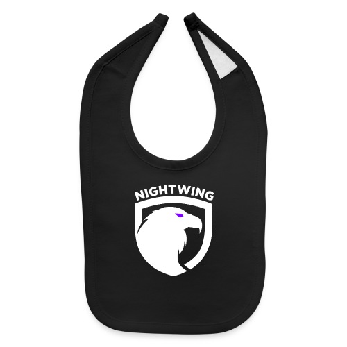 Nightwing White Crest - Baby Bib