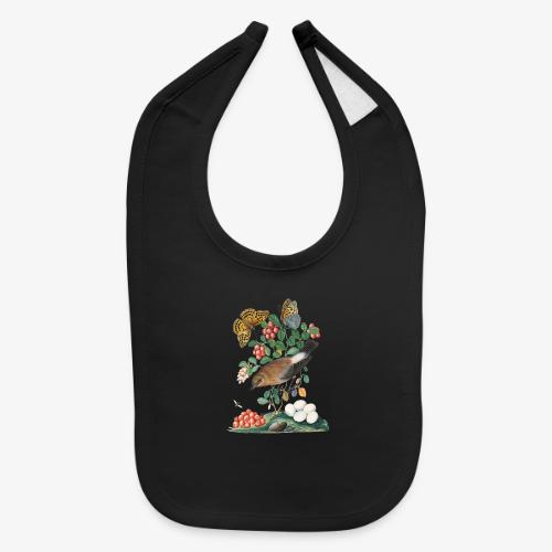Northern wheatear and butterflies - Baby Bib