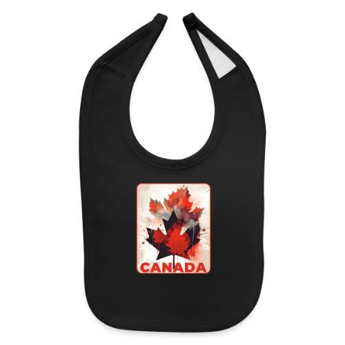Canada Inked Leaf - Baby Bib