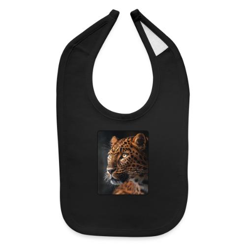 Amur Leopard Face Wildlife Design - Baby Bib