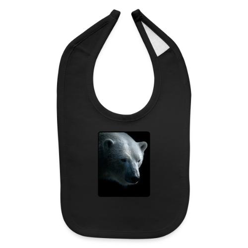 Polar Bear Close-Up Wildlife Design - Baby Bib