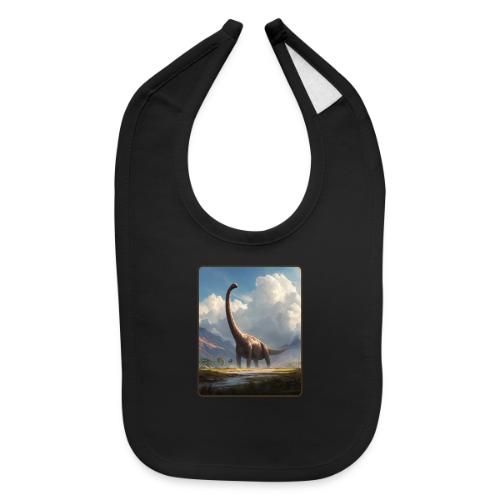 Brachiosaurus Valley Landscape Design - Baby Bib