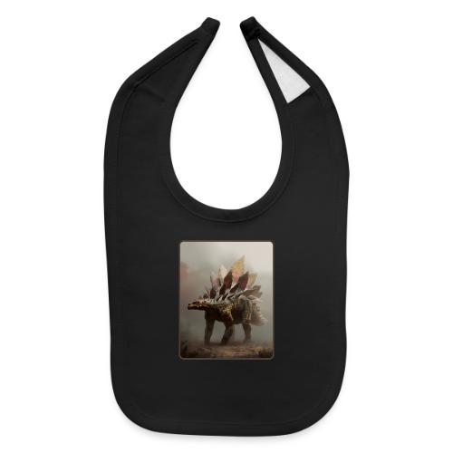 Stegosaurus Misty Forest Design - Baby Bib